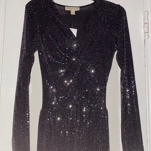 Michael kors sparkly mini dress